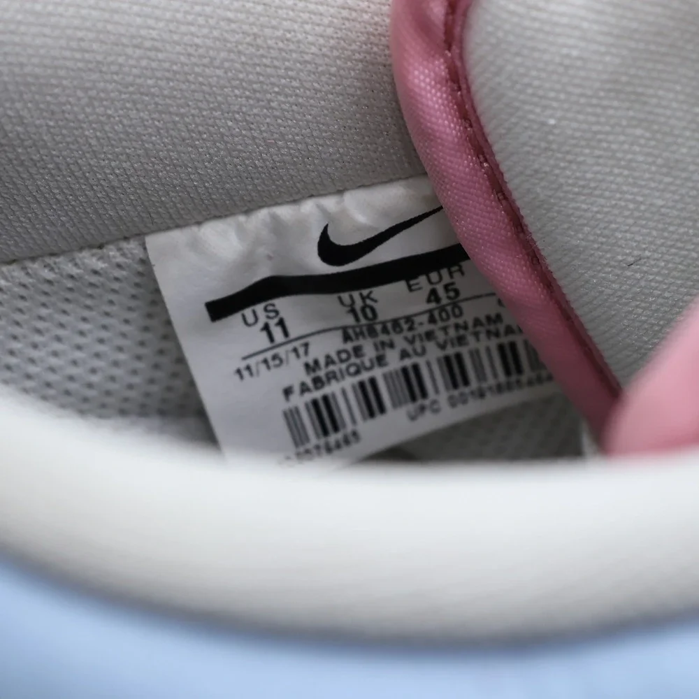 NIKE Men's US 11 Easter Spring Patchwork Air Force 1 07 QS Low Sneakers